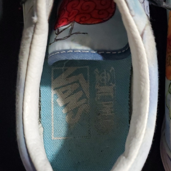 Vans Blue and White Vintage Devil Fruit Sneakers - Picture 5 of 12